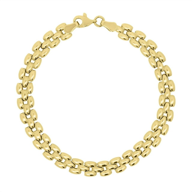 Panther Chain Bracelet in 14K Gold