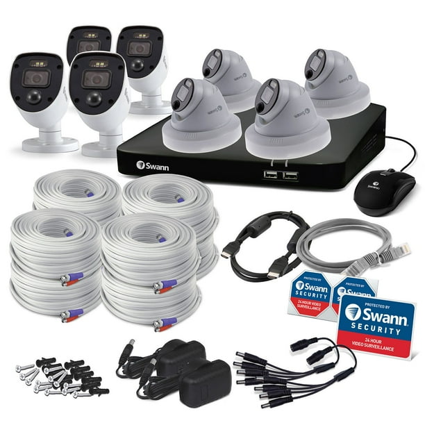 Swann Enforcer 1080p Cameras with 1 TB DVR Security System, 8pk