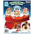 thumbnail image 1 of Kinder Joy Holiday Chocolate Egg with Sweet Cream, Cocoa Wafer Bites & Surprise Toy, 20 ct., 1 of 7