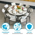 thumbnail image 6 of Lifetime 60" Round Professional Grade Folding Table , 6 of 12