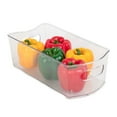 thumbnail image 3 of Smart Design 4 Pack Stackable Refrigerator Bin with Handles, 3 of 7
