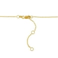 thumbnail image 3 of Cushion Cut Gemstone Bezel Set Necklace in 14K Gold, 3 of 5