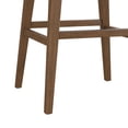 thumbnail image 17 of HH2 Home Upholstered Key Back Wood Adjustable Height Swivel Bar Stool, 17 of 19