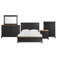 thumbnail image 1 of Society Den Johnshaven King Storage 3PC Bedroom Set in Espresso & Brown, 1 of 11