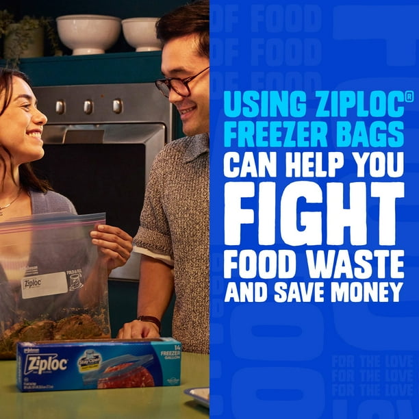 Ziploc Stay Open Design Gallon Freezer Bags, 152 ct. - Samsclub.com