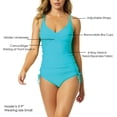thumbnail image 4 of Anne Cole Drape Front Tankini, 4 of 6