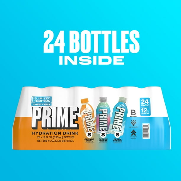 Prime Hydration Drink Variety Pack, 12 fl. oz., 24 pk. - Samsclub.com
