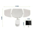 thumbnail image 6 of Westinghouse 2000 Lumen Solar Triple Head LED Security Light, 6 of 10