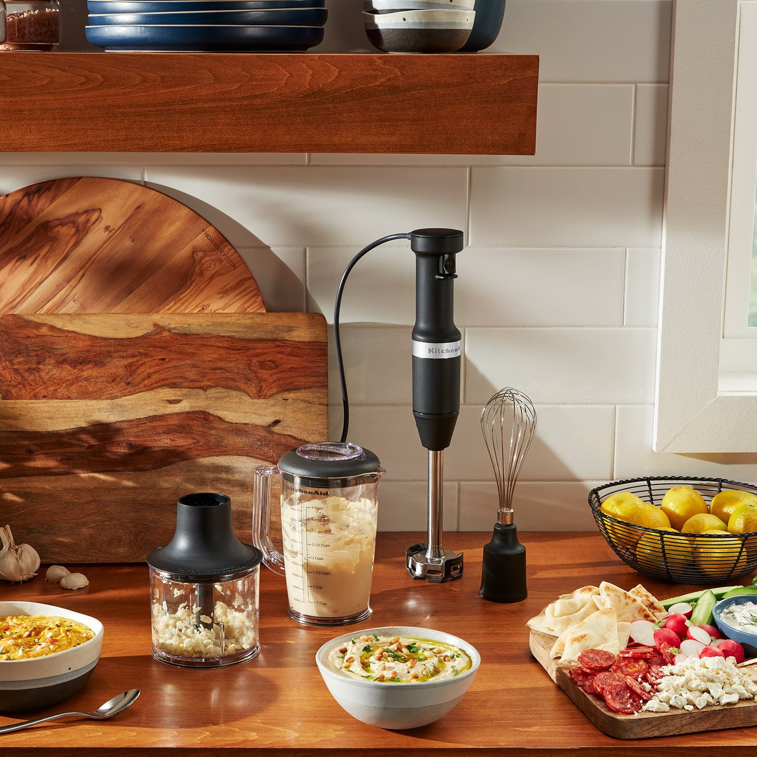 KitchenAid Variable Speed Corded Hand Blender with Accessories