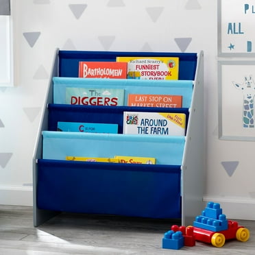 Delta Children Sling Book Rack Bookshelf for Kids, Assorted Colors