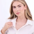 thumbnail image 5 of 18" 6-6.5mm White Cultured Freshwater Pearl Station Necklace and Stud Earring Set in 14K Gold, 5 of 5
