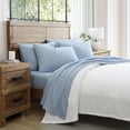 thumbnail image 2 of Tahari Home 4-Piece Solid Brushed Microfiber Sheet Set, Twin/TwinXL, 2 of 9