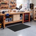 thumbnail image 2 of Apache Mills Diamond Deluxe SoftFoot Anti-fatigue Mat, Black, 3' x 5', 2 of 11