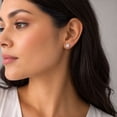 thumbnail image 5 of 1.0 C.T. TW Cushion Cut Diamond Stud Earrings in 14K Gold, 5 of 6