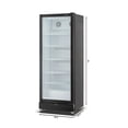 thumbnail image 3 of Hamilton Beach Commercial Refrigerator, 17.0 Cu. Ft., Glass Display, Frost-Free, Black, 3 of 17