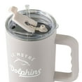 thumbnail image 6 of Logo Brands Le Moyne Dolphins Stainless Steel Tumbler Set, 6 of 7