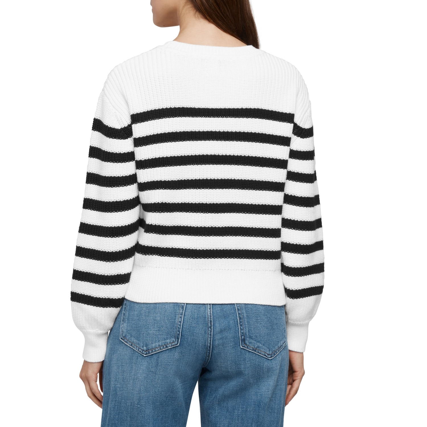 レディースウェア BRIEFING WOMEN STRIPE CREW NECK KNIT M レディースウェア BRIEFING WOMEN STRIPE CREW NECK KNIT M