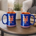 thumbnail image 4 of Logo Brands New York Mets 14oz Relief Mug Set, 4 of 4