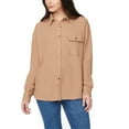 thumbnail image 1 of Buffalo Women's Waffle Button-Down Top, 1 of 9