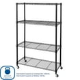 thumbnail image 4 of Seville Classics 4-Tier Steel Wire Shelving, 36" W x 14" D x 56.5"H, 4 of 13