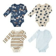 thumbnail image 2 of Member's Mark Baby 4-Pack Organic Cotton Bodysuit, 2 of 7