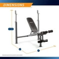thumbnail image 2 of Competitor Adjustable Olympic Weight Bench, 2 of 8