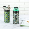 thumbnail image 1 of Zak Designs Antimicrobial 14-oz. Stainless Steel Vacuum Insulated Kids Riverside Bottle, 2-Piece Set, Choose Color, 1 of 5