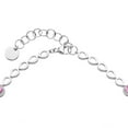 thumbnail image 3 of Multi-Cut Blue Topaz Halo Tennis Necklace in Sterling Silver, 3 of 4