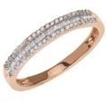 thumbnail image 3 of 0.23 CT. T.W. Baguette and Round Diamond Band in 14K Gold, 3 of 7