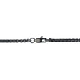 thumbnail image 3 of Spartan Stainless Steel with Black Spinel Gemstones Men's Cross Pendant Necklace, 3 of 5