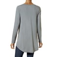 thumbnail image 2 of Hue Women's Long Sleeve Tunic T-Shirt, 2 of 6