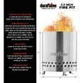 thumbnail image 5 of Duraflame Stainless Steel Tabletop Mini Fire Pit (5.5"), 5 of 7