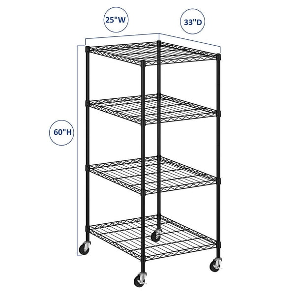 Seville Classics UltraDurable NSF-Certified Steel Tote Shelving