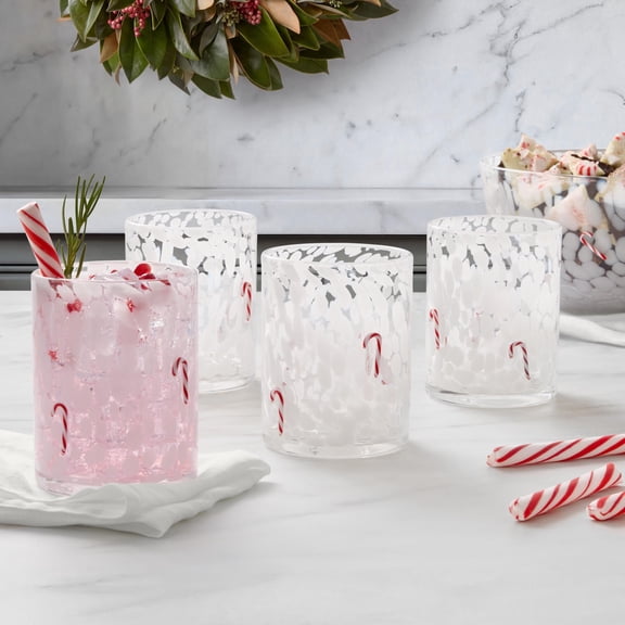 Member's Mark Holiday Icon Glass Drinkware, Set of 4