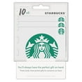 thumbnail image 1 of Starbucks $30 Gift Card Multi-Pack, 3 x $10, 1 of 2