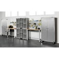 thumbnail image 12 of Seville Classics UltraHD 4-Door Stackable Locker Cabinets, 15" W x 18" D x 73.9" H, 12 of 14