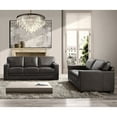 thumbnail image 1 of Emery Top-Grain Leather Sofa and Loveseat, Assorted Colors, 1 of 8