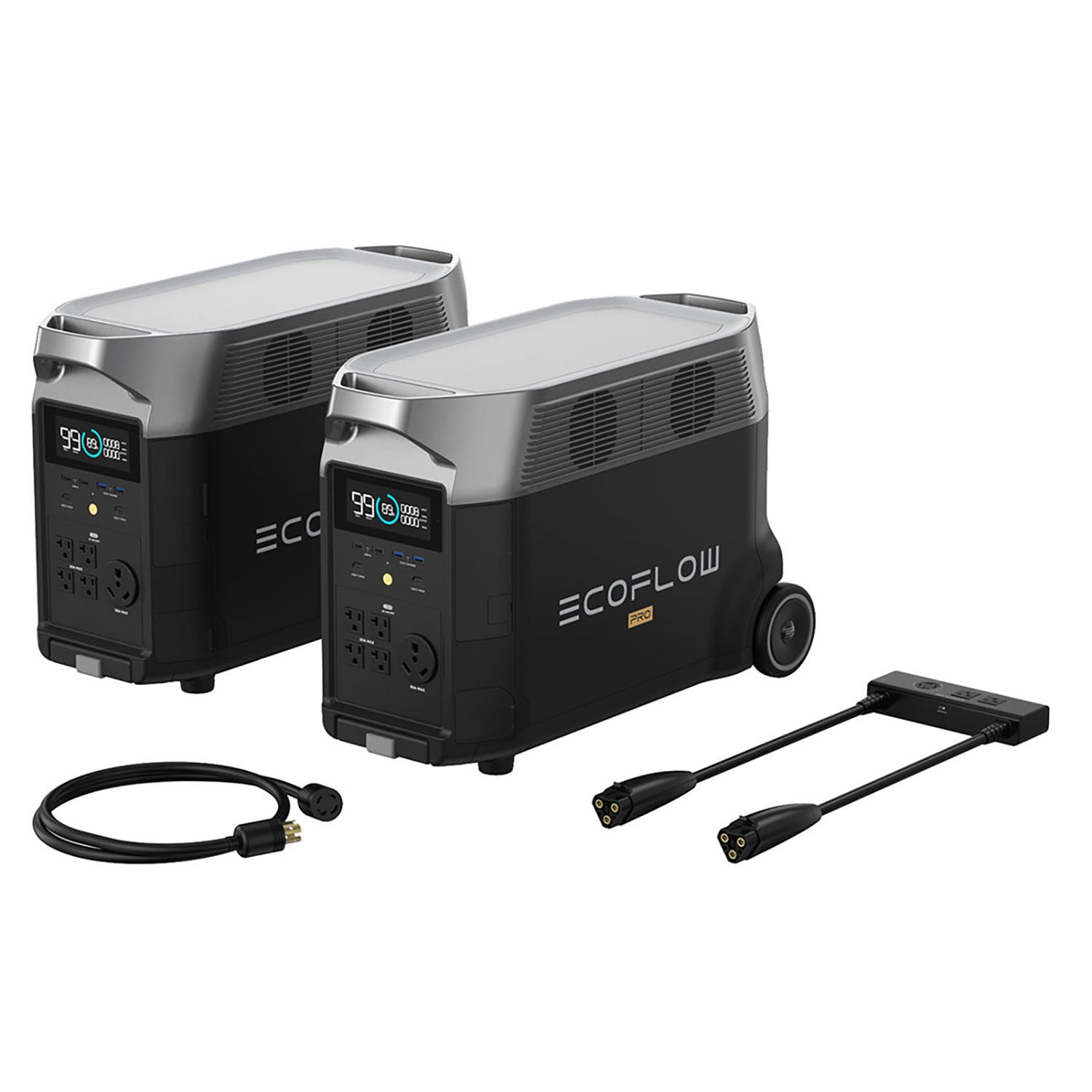EcoFlow Whole-Home Backup Solutions with 2 DELTA Pros + Double