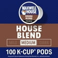 thumbnail image 6 of Maxwell House House Blend Medium K-Cup Coffee Pods 100 ct., 6 of 16