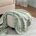 thumbnail image 1 of Laura Ashley Coco Plush Reversible Throw, 60" x 70", 1 of 6