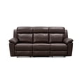 thumbnail image 13 of Manhattan 3-Piece Top-Grain Leather Reclining Set, 13 of 20