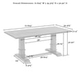 thumbnail image 9 of Crosley Furniture Joanna 9-Piece Dining Set, 9 of 9