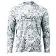 thumbnail image 1 of Huk Pursuit Crew Long Sleeve Shirt, Assorted Styles, 1 of 3