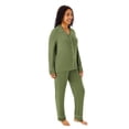 thumbnail image 2 of Dreammark Women's 2-Piece Notch Collar Pajama Set, 2 of 12