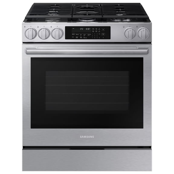 Samsung Bespoke 6.3 cu. ft. Smart Slide-In Gas Range w/ Air Fry Max