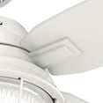 thumbnail image 11 of Hunter 52" Ocala Fresh White Outdoor Damp Rated Ceiling Fan with LED Light Kit and Pull Chain, 11 of 13