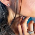 thumbnail image 4 of 0.95 CT. T.W. Diamond Stud Earrings in 14K Gold, 4 of 4