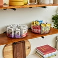 thumbnail image 1 of iDesign 2-Pack Clear Divided Lazy Susan Turntables, 11.5" L x 11.5" W x 4.3" H, 1 of 10