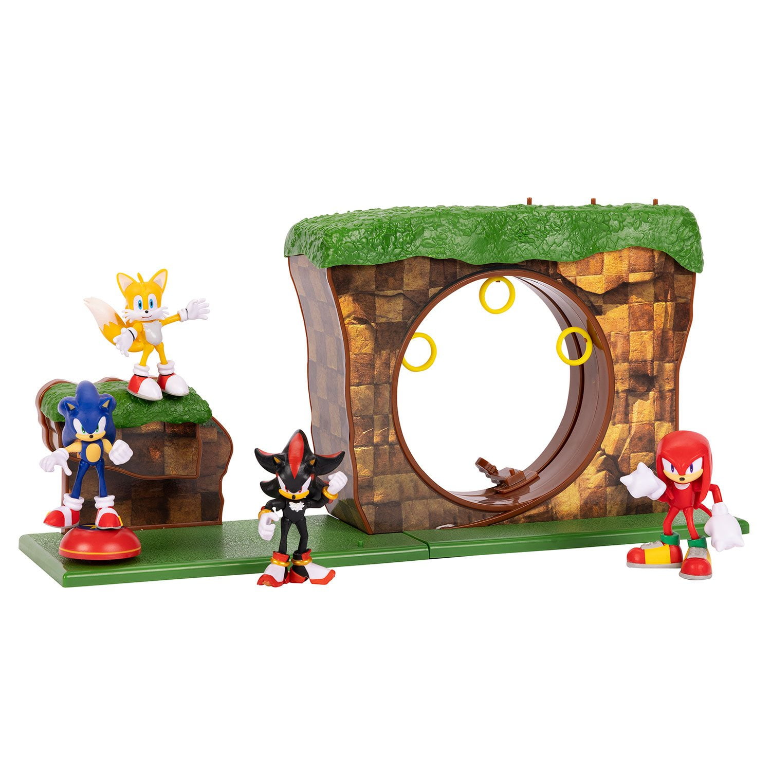 その他 Sank Toys Turbulent Green Hills Sonic The Hedgehog Green Hills Zone Action Figure Playset