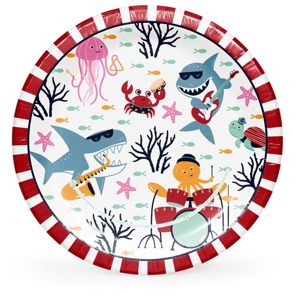 Member's Mark Ocean Fun Kids Paper Plates, 8.5", 100 ct.